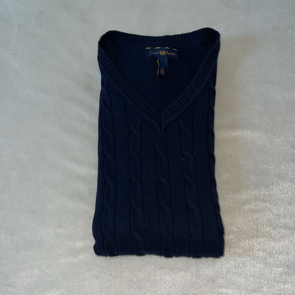 Club Room Sweater Vest Size Large